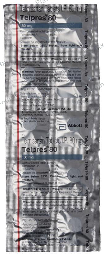 Telpres 80mg Tablet 10s