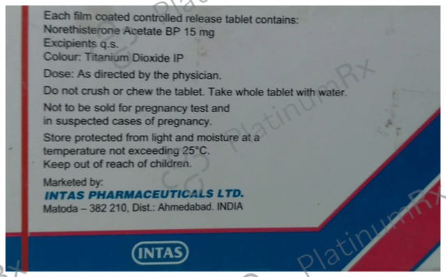 Nortas CR 15mg Tablet 5s
