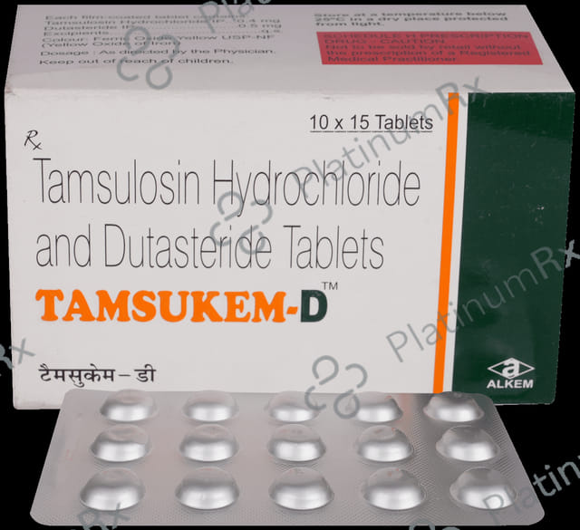 Tamsukem D 0.4/0.5mg Tablet 15s