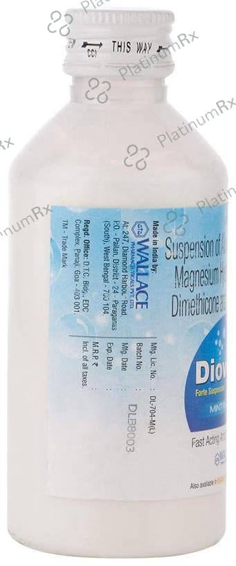 Diovol Plus Forte Mint Flavour Suspension 170ml