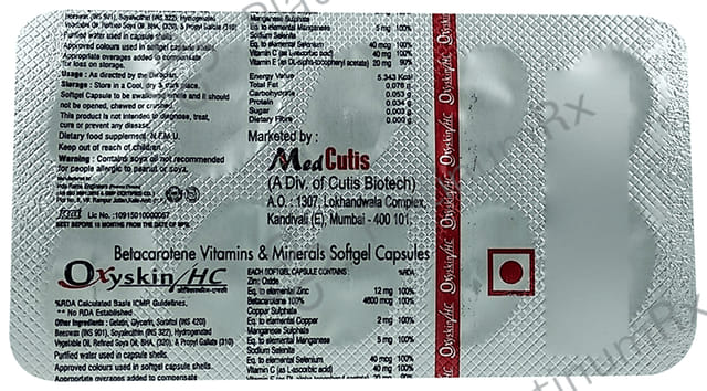 Oxyskin HC Softgel Capsule