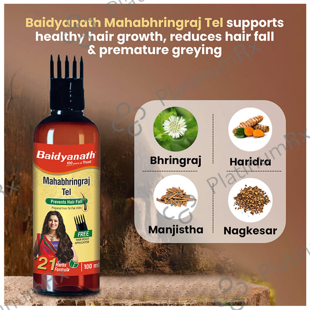 Baidyanath (Noida) Mahabhringraj Tail 100 ml