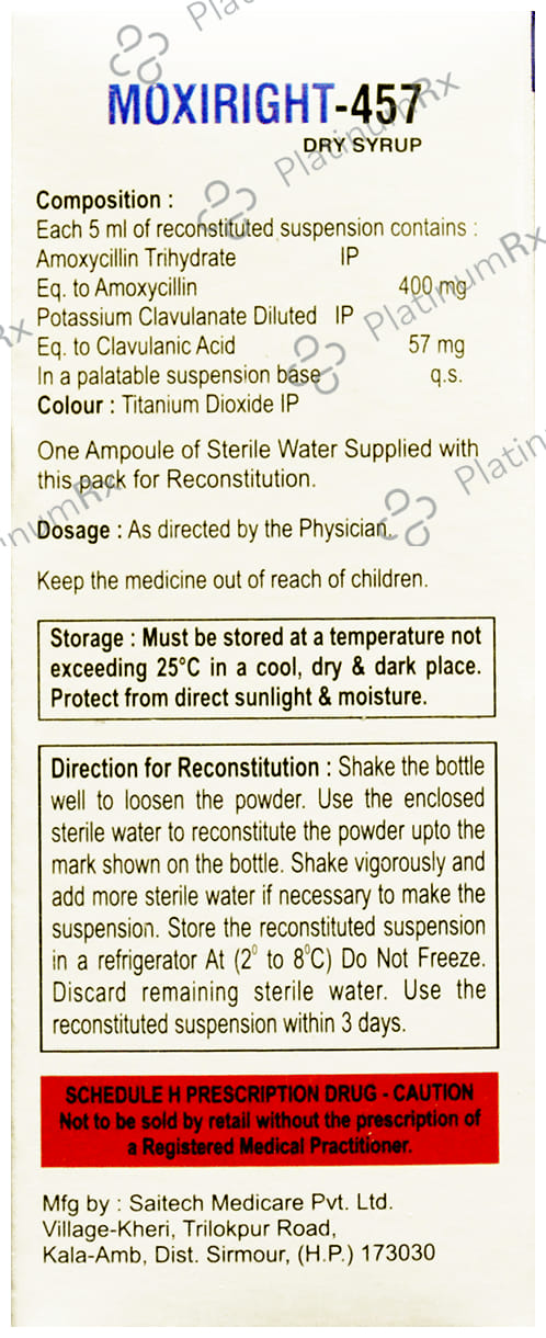 Moxiright Paediatric Syrup