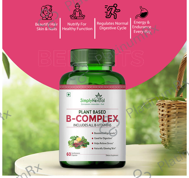Simply Herbal Plant Based B Complex Capsule
