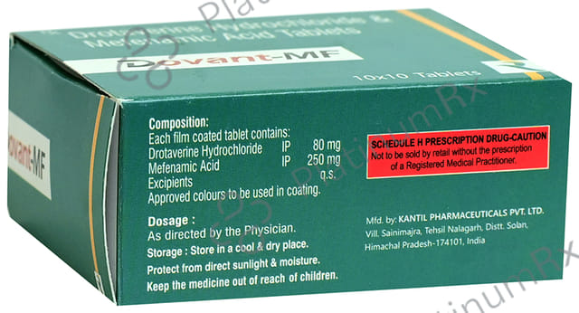 Dovant MF 80/250mg Tablet 10s