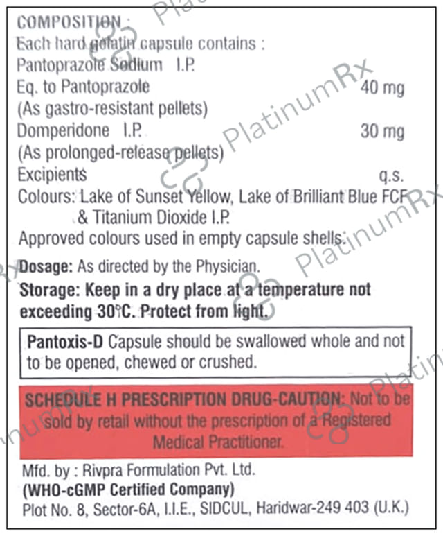 Pantoxis-D Capsule PR