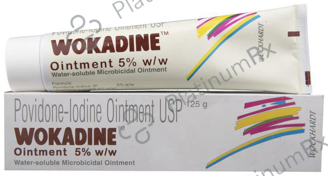 Wokadine 5% Ointment 125gm