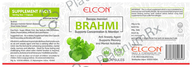 Elcon Brahmi Capsule