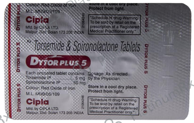 Dytor Plus 5/50mg Tablet 15s