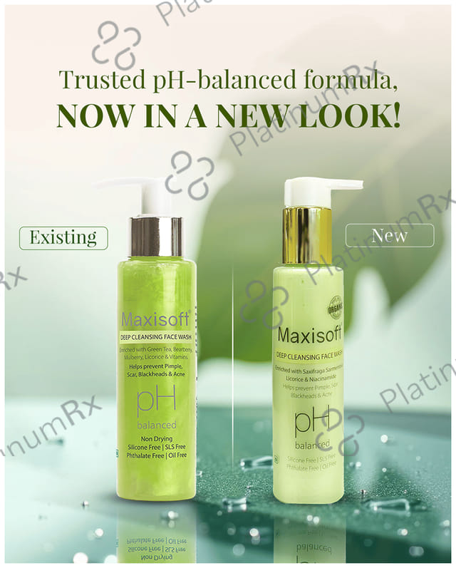 Maxisoft Deep Cleansing Face Wash (100 ml Each) 1 Bottle