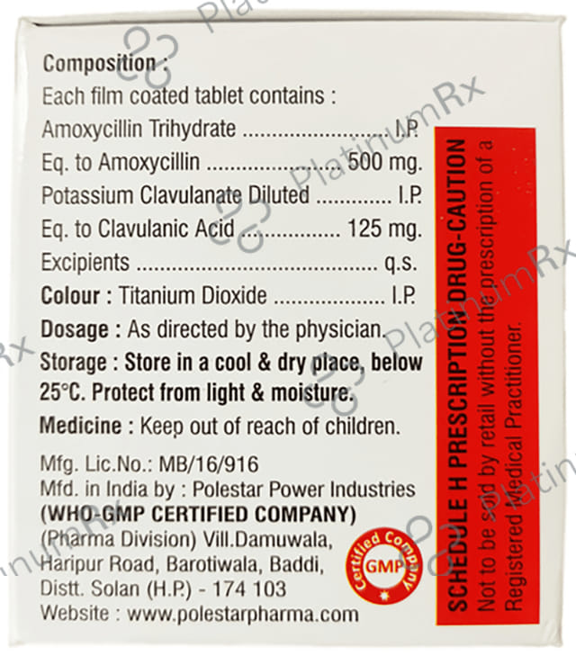 Moxidoz-CV 625 Tablet