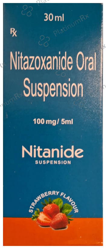 Nitanide Oral Suspension Strawberry