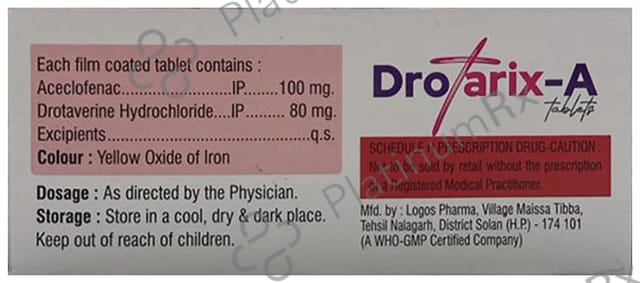 Drotarix A 80mg/100mg Tablet