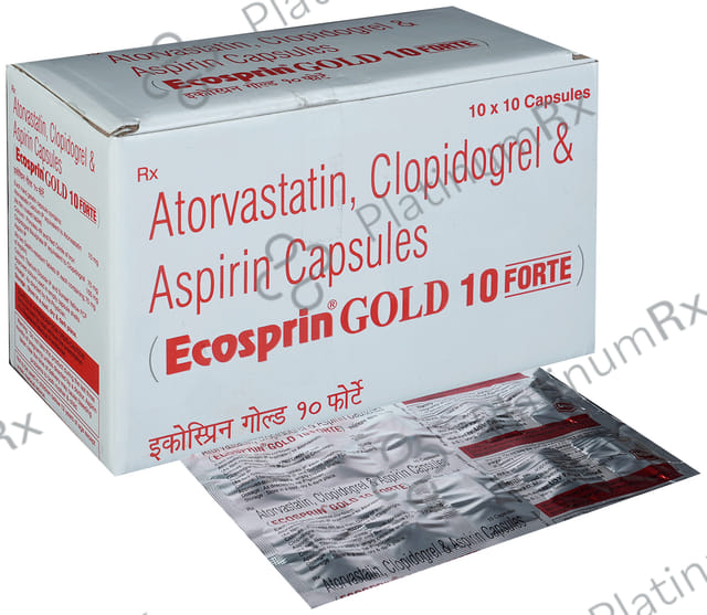 Ecosprin Gold Forte 150/10/75mg Capsule 10s