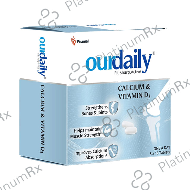 OurDaily Calcium & Vitamin D3 Tablet 120s