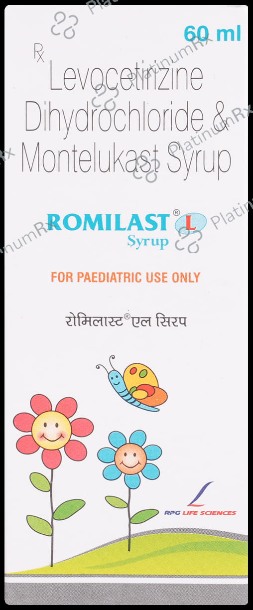 Romilast L 2.5/4mg Syrup 60ml