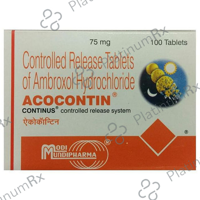 Acocontin 75mg Tablet CR 10s