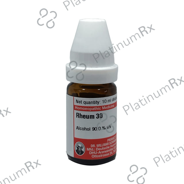 Dr Willmar Schwabe Germany Rheum Dilution 30