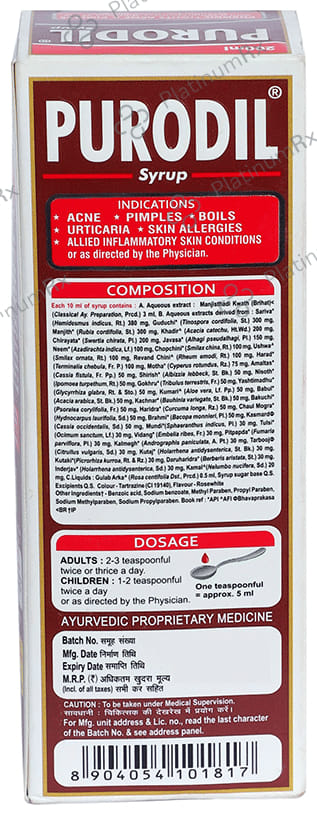 Purodil Syrup 200ml