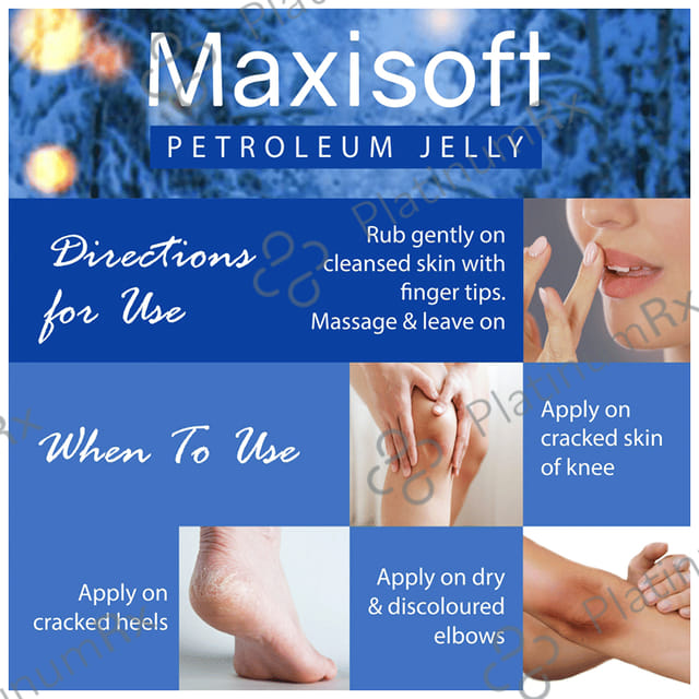 Maxisoft Petroleum Jelly (50ml Each) 10 jar