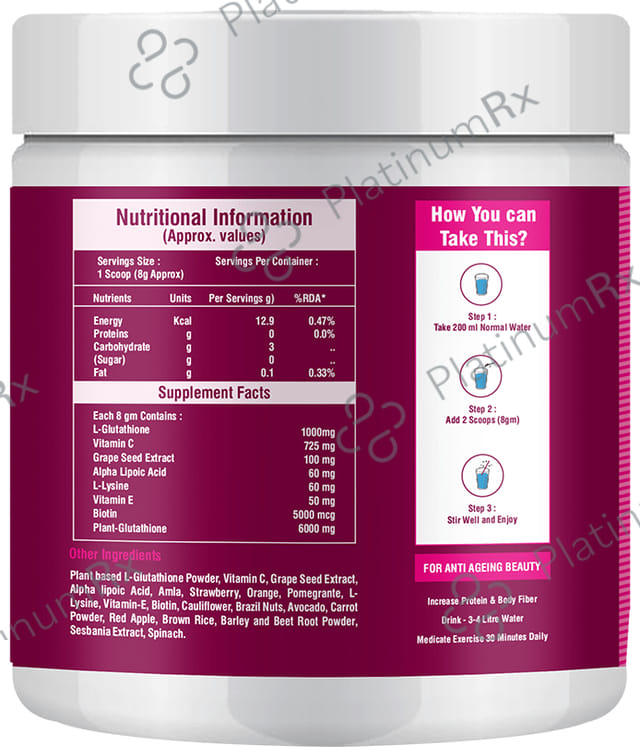 Glowsik L Glutathione Powder 300gm