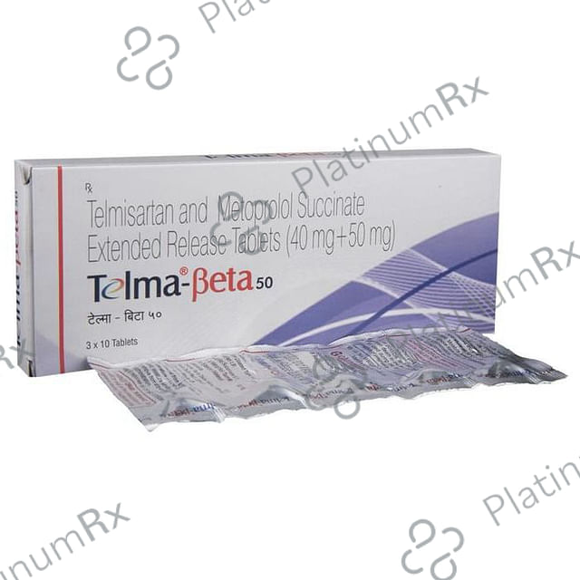 Telma Beta 50/40mg Tablet ER 10s