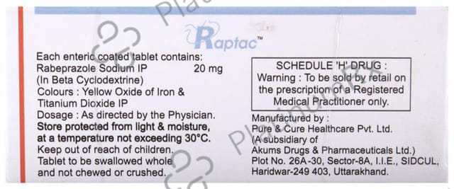Raptac 20mg Tablet 10s