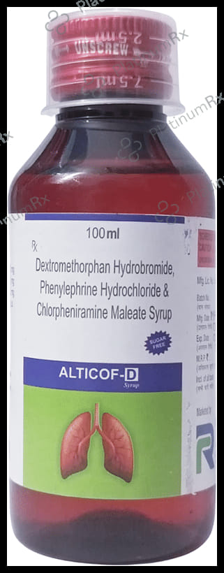 Alticof D Syrup Sugar Free 100ml