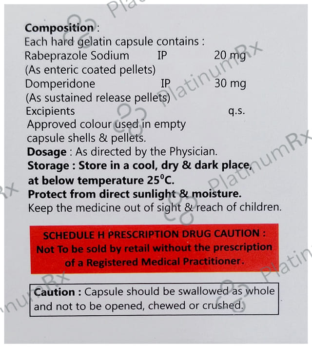 Sumup D 30/20mg Capsule SR 10s