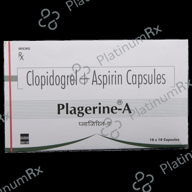 Plagerine A 75/75mg Capsule 10s
