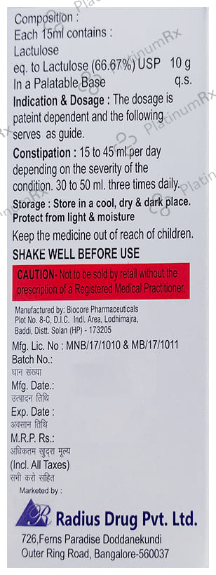 Syslac 10000mg Syrup 100ml