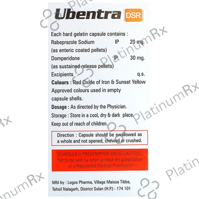 Ubentra DSR 30/20mg Capsule 10s