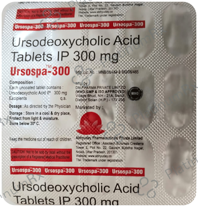 Ursospa 300mg Tablet 15s