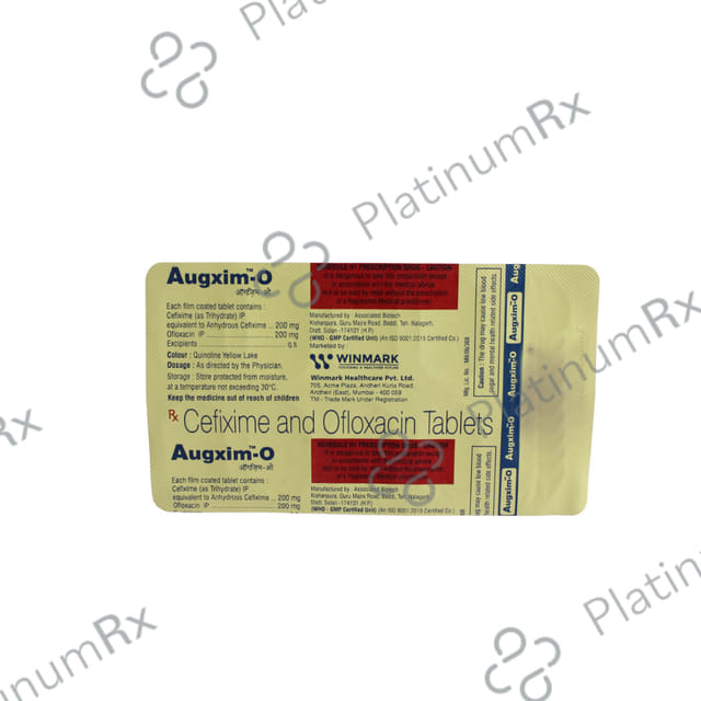 Augxim O 200/200mg Tablet 10s