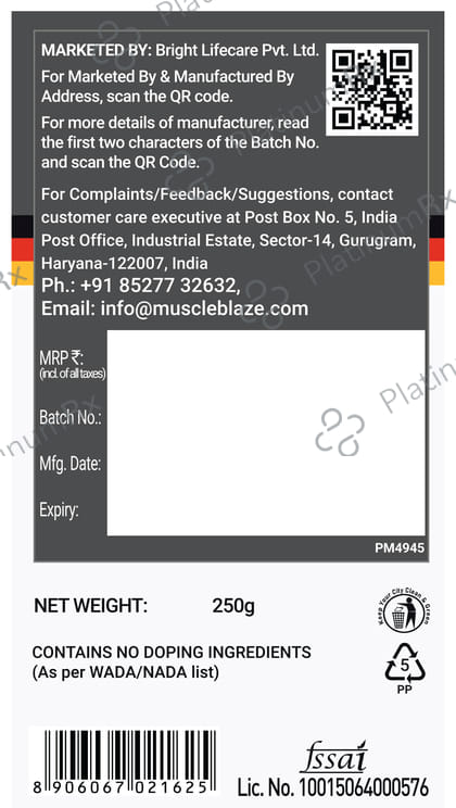 MuscleBlaze Creapro Creatine - With Creapure for Lean Muscles, Energy & Strength -