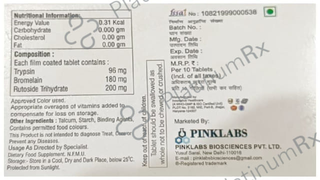 Enzoswift 180/96/200mg Tablet 10s