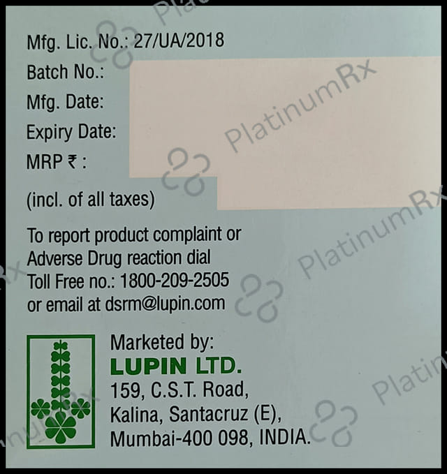 Dapaturn M 10/500mg Tablet ER 10s