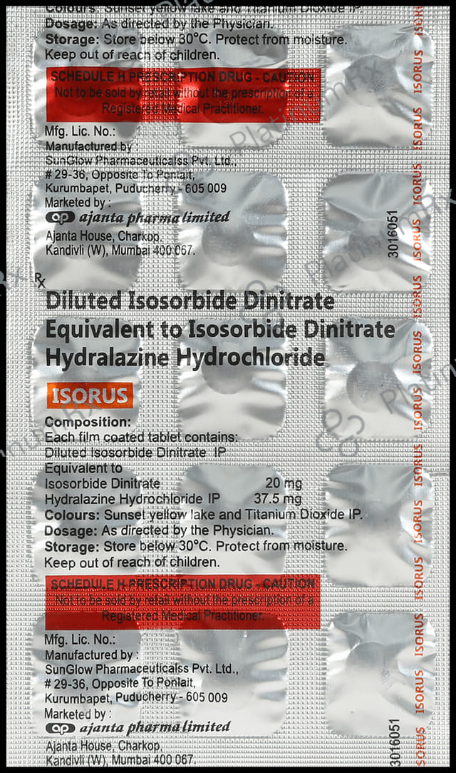 Isorus 37.5/20mg Tablet 15s