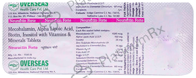 Neuractin Forte Tablet 10s
