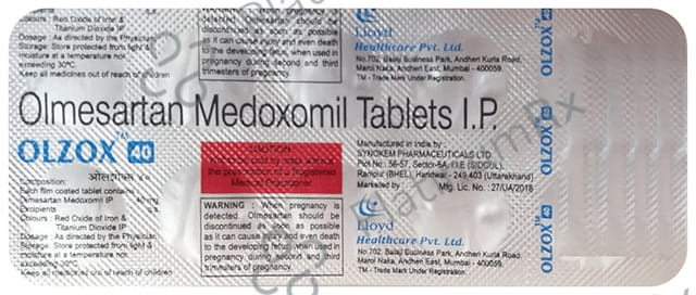 Olzox 40mg Tablet 10s
