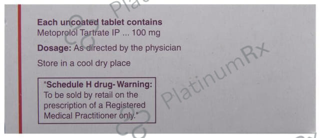 Metolar 100mg Tablet 10s