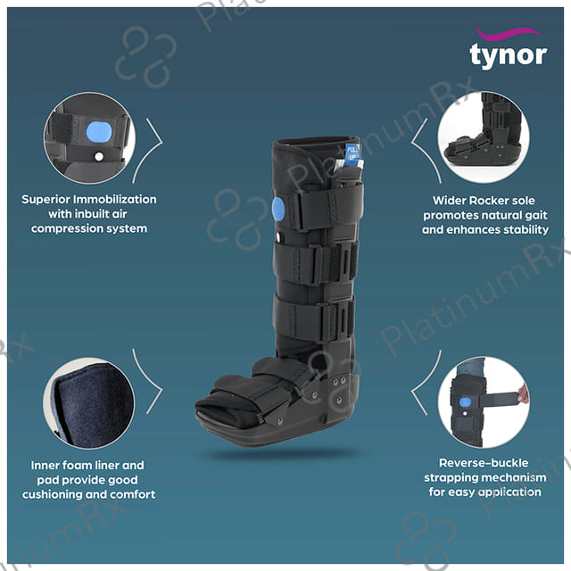 Tynor D-51 Walking Boot Air XL Black