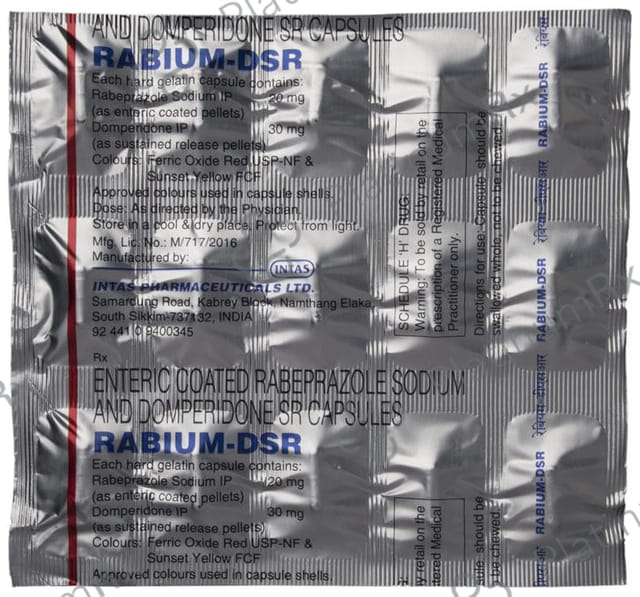 Rabium DSR 30/20mg Capsule SR 15s