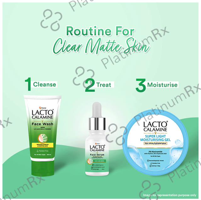 Piramal Lacto Calamine 2% Salicylic Acid Face Serum Paraben Free