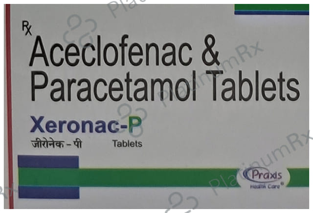 Xeronac P 100/325mg Tablet 10s Praxis Healthcare