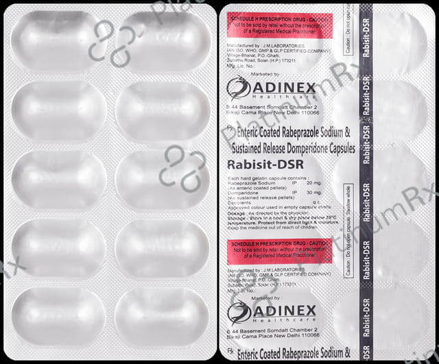 Rabisit DSR 30/20mg Capsule 10s