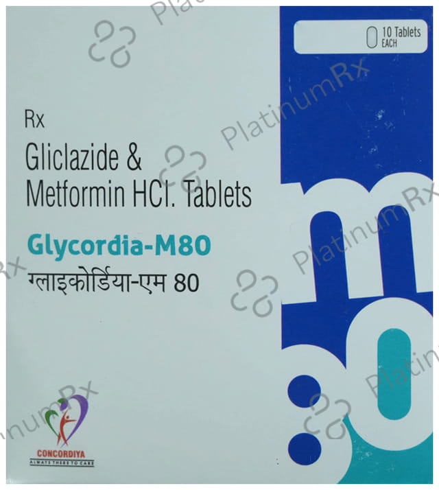 Glycordia M 80mg Tablet 10s