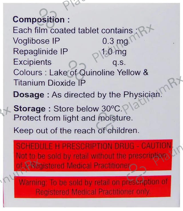 Volibo R 1/0.3mg Tablet 10s