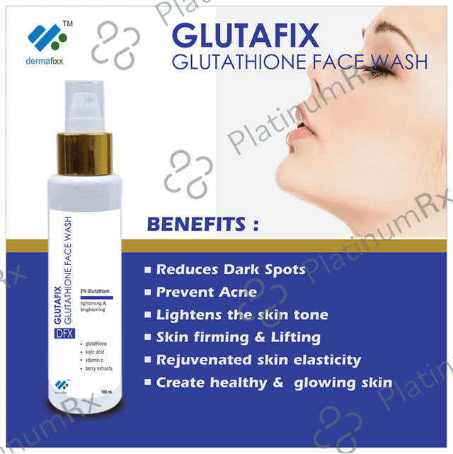 Dermafix Glutafix Glutathione Face Wash
