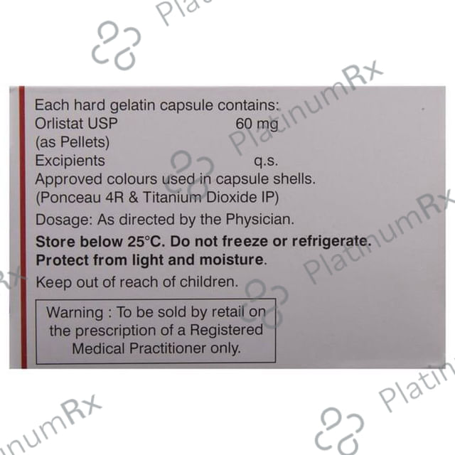 Lipocut 60mg Capsule 10s